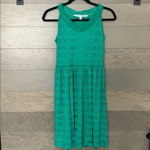 Max Studio leaf colored dress